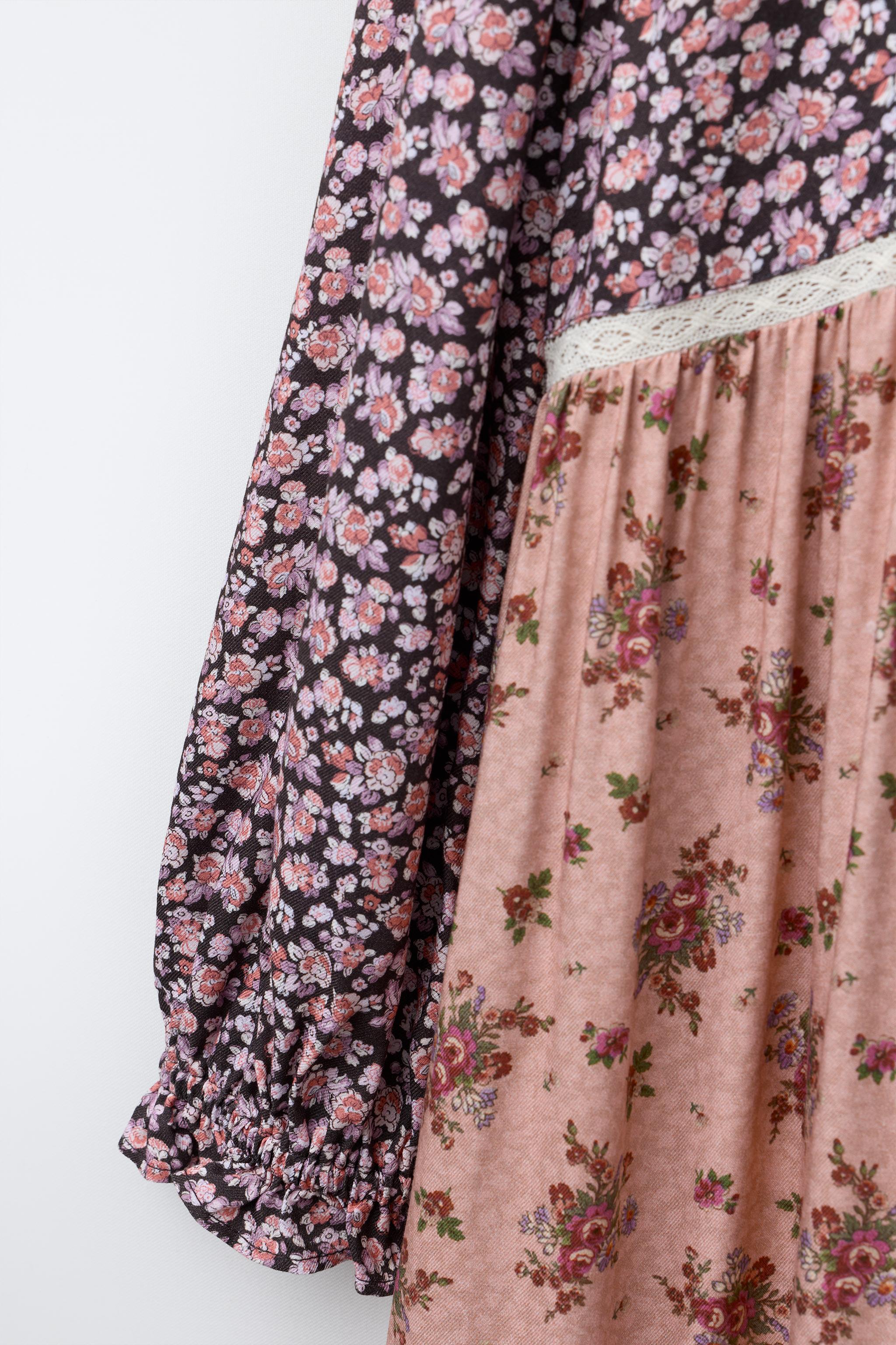 ROBE PATCHWORK FLEURS